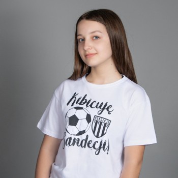 T-Shirt dziecięcy biały wzór 1