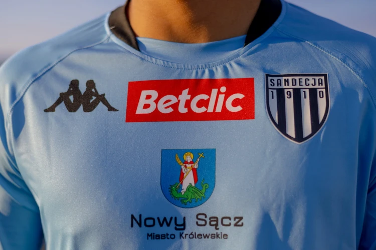 Koszulka meczowa wyjazdowa Sandecja Nowy Sącz sezon 2026/2027 3